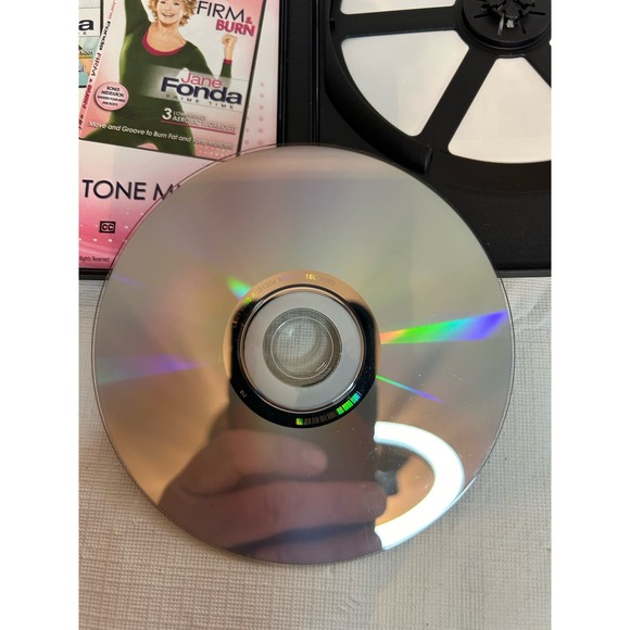 Jane Fonda DVD Firm and Burn GUC - Picture 2 of 3